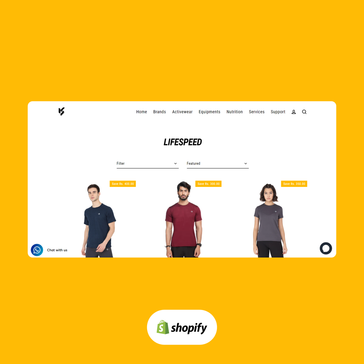 Shopify website for KIBI